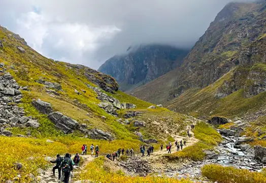 TTH Trek Update: A Mix of Sunshine, Clouds, and Rain Across the Himalayas Today