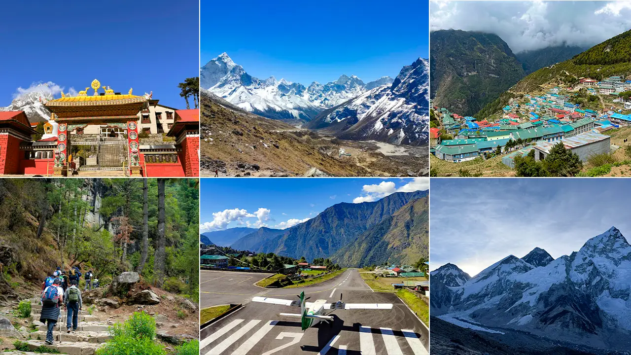 Day wise itinerary of everest base camp trek