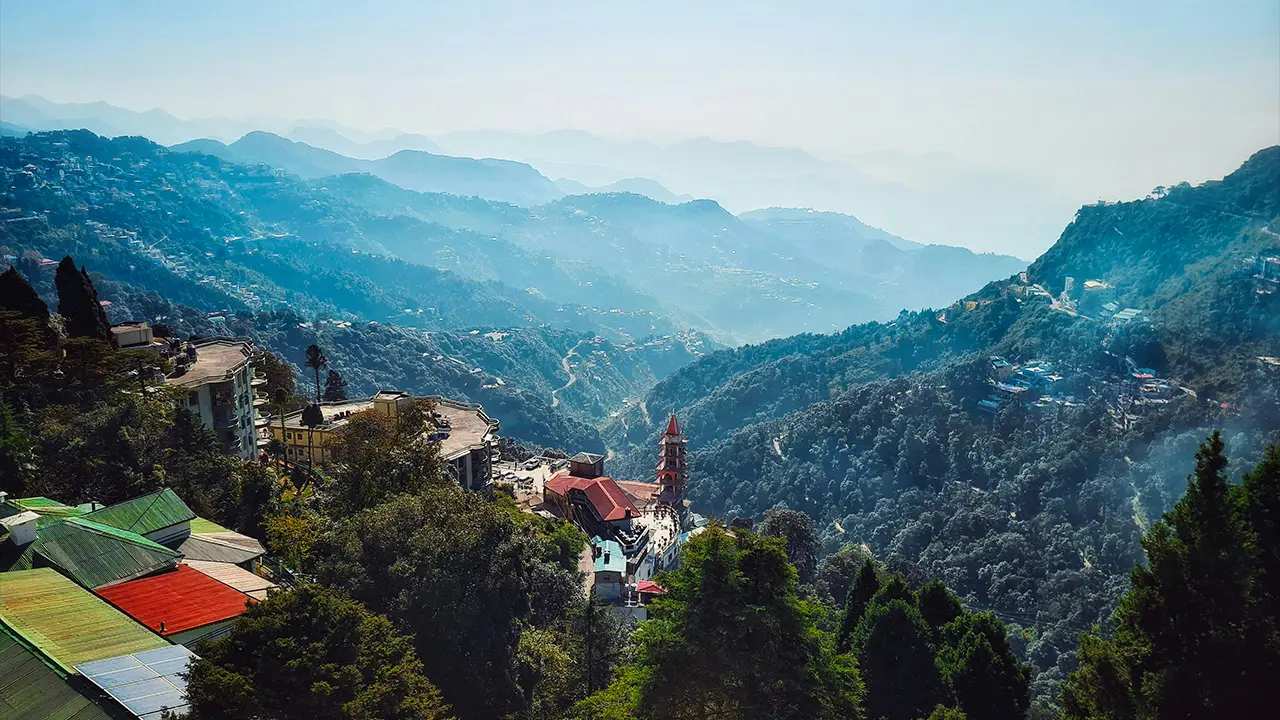 Valley image from the mussoorie