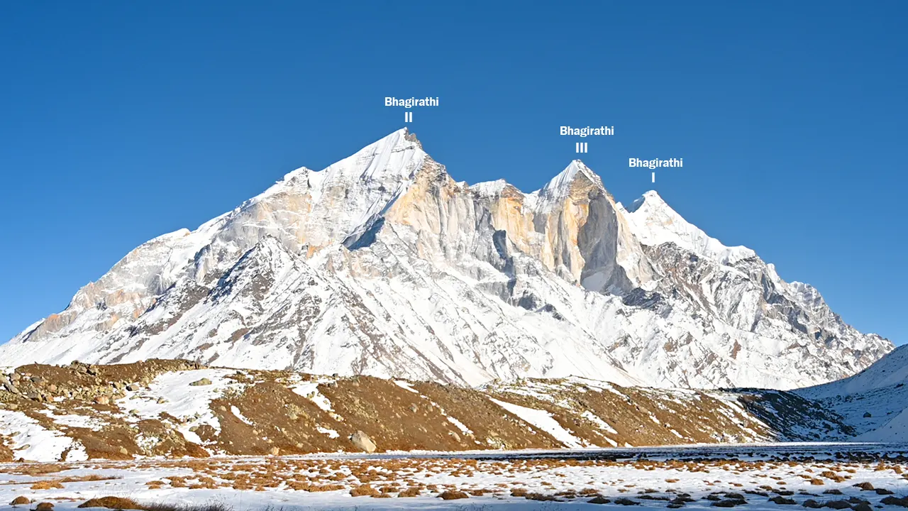 Gangotri range during the tapovan trek